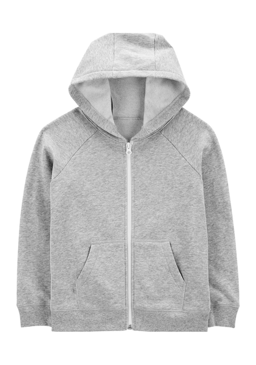 Boys 4-7 Zip Front Fleece Hoodie