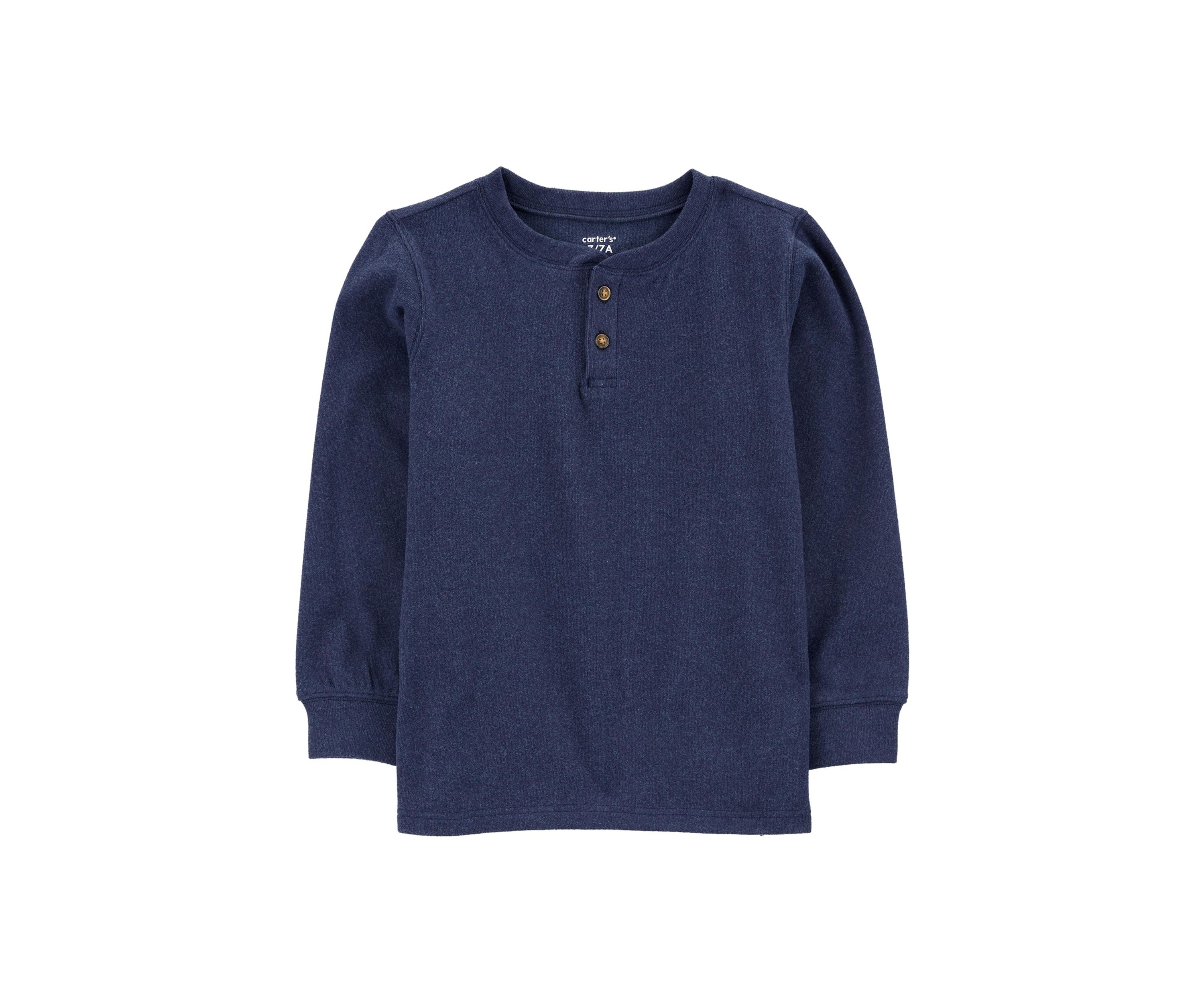 Boys 4-7 Long Sleeve Henley T-Shirt