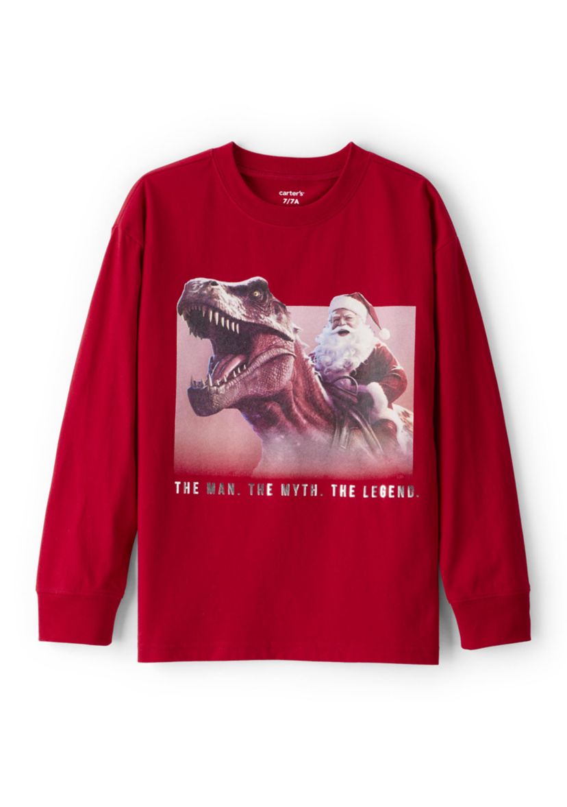 Boys 4-7 Man Myth Legend Santa Graphic T-Shirt 