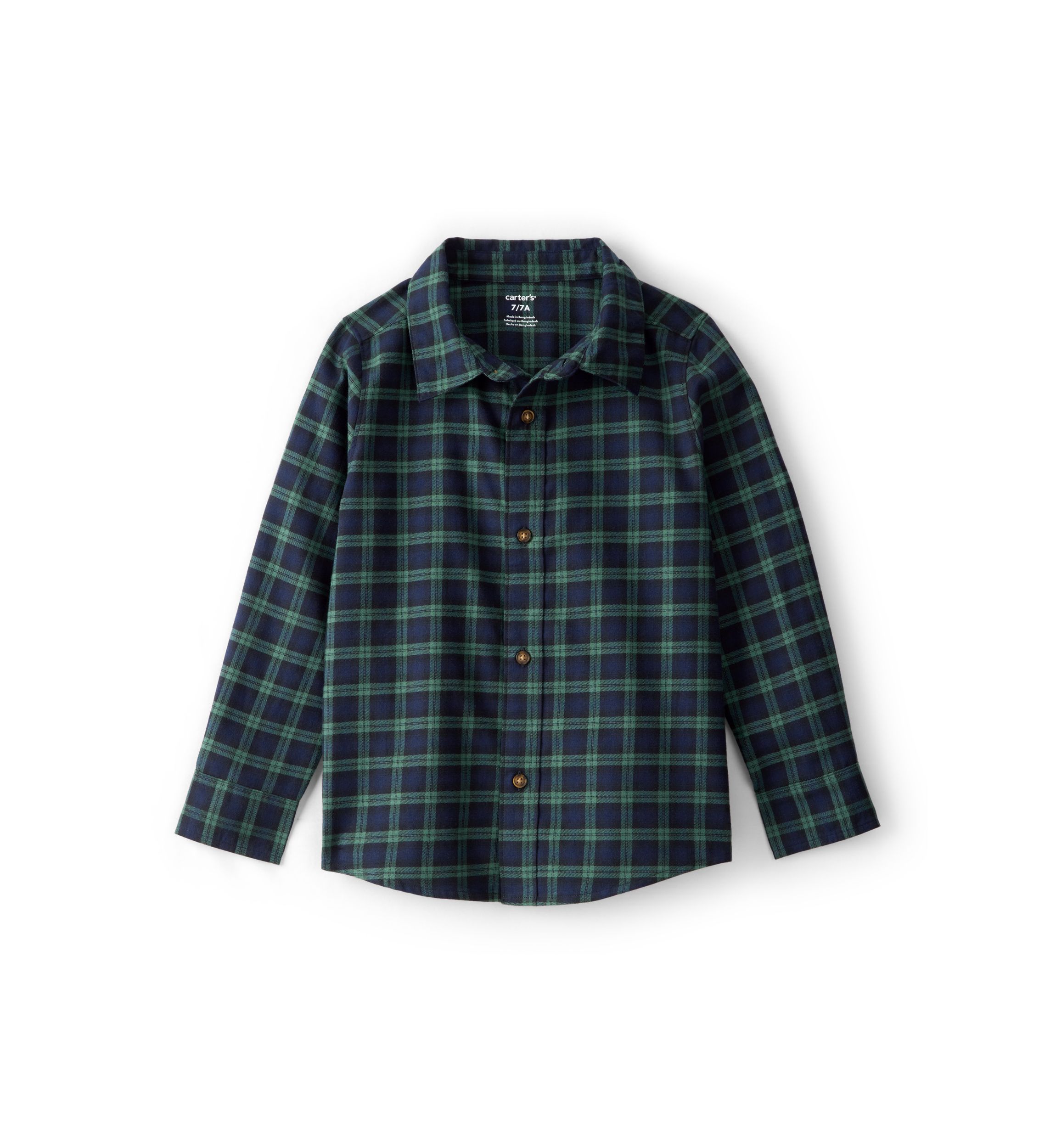 Boys 4-7 Long Sleeve Woven Shirt 