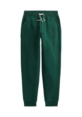 Ralph Lauren Childrenswear Boys 8-20 Cotton Blend Fleece Jogger Pants, Green, XL