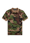 Boys 8-20 Camouflage Cotton Mesh Polo Shirt