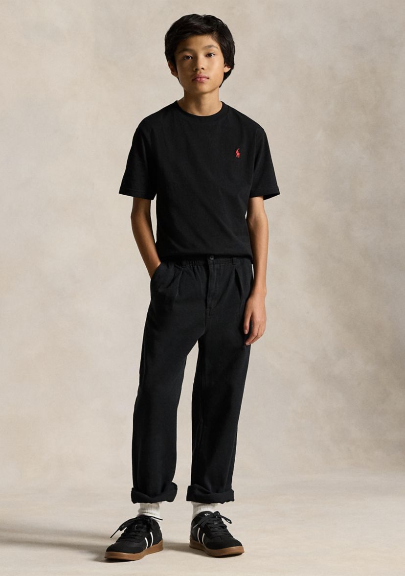 Boys 8-20 Cotton Jersey Crew Neck T-Shirt 