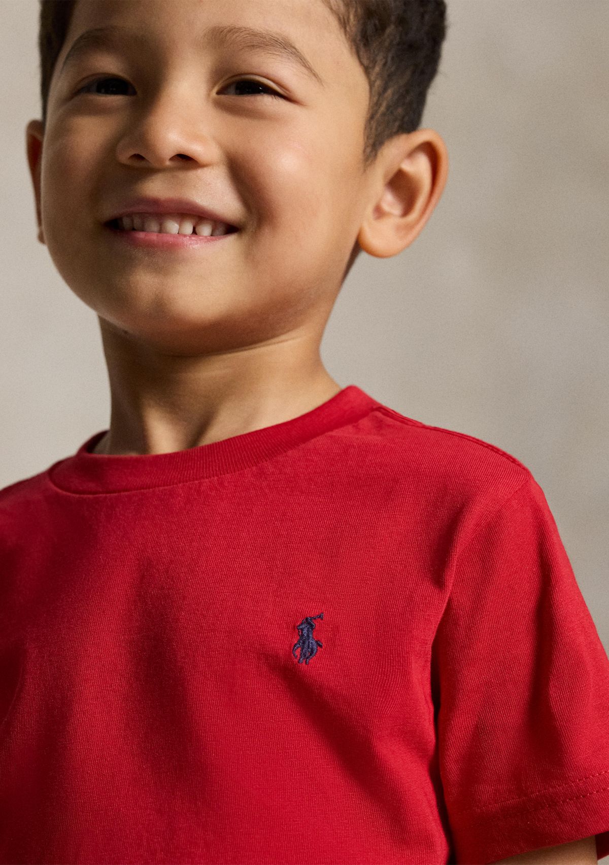 Boys 2-7 Cotton Jersey Crew Neck T-Shirt 