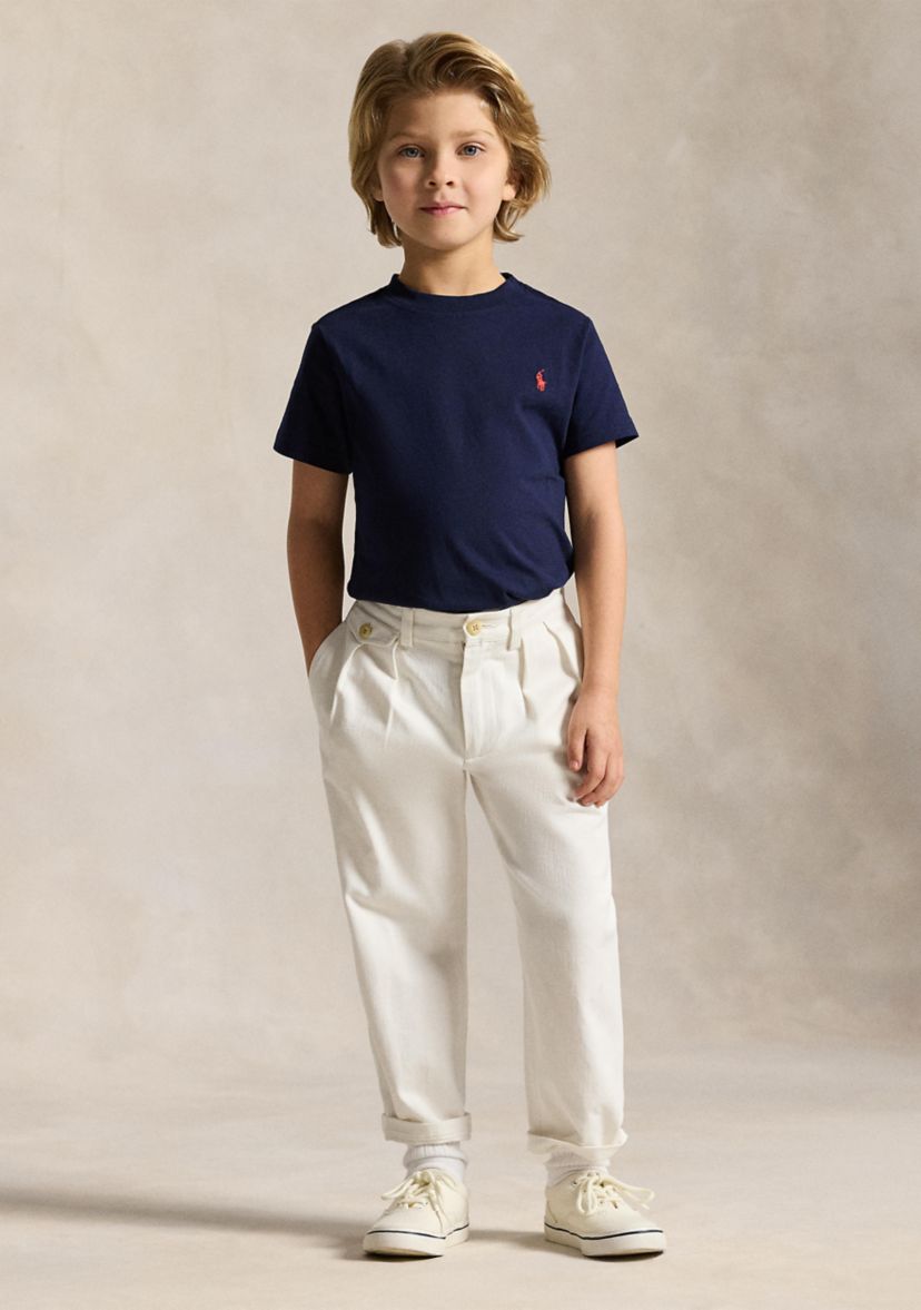 Boys 2-7 Cotton Jersey Crew Neck T-Shirt 