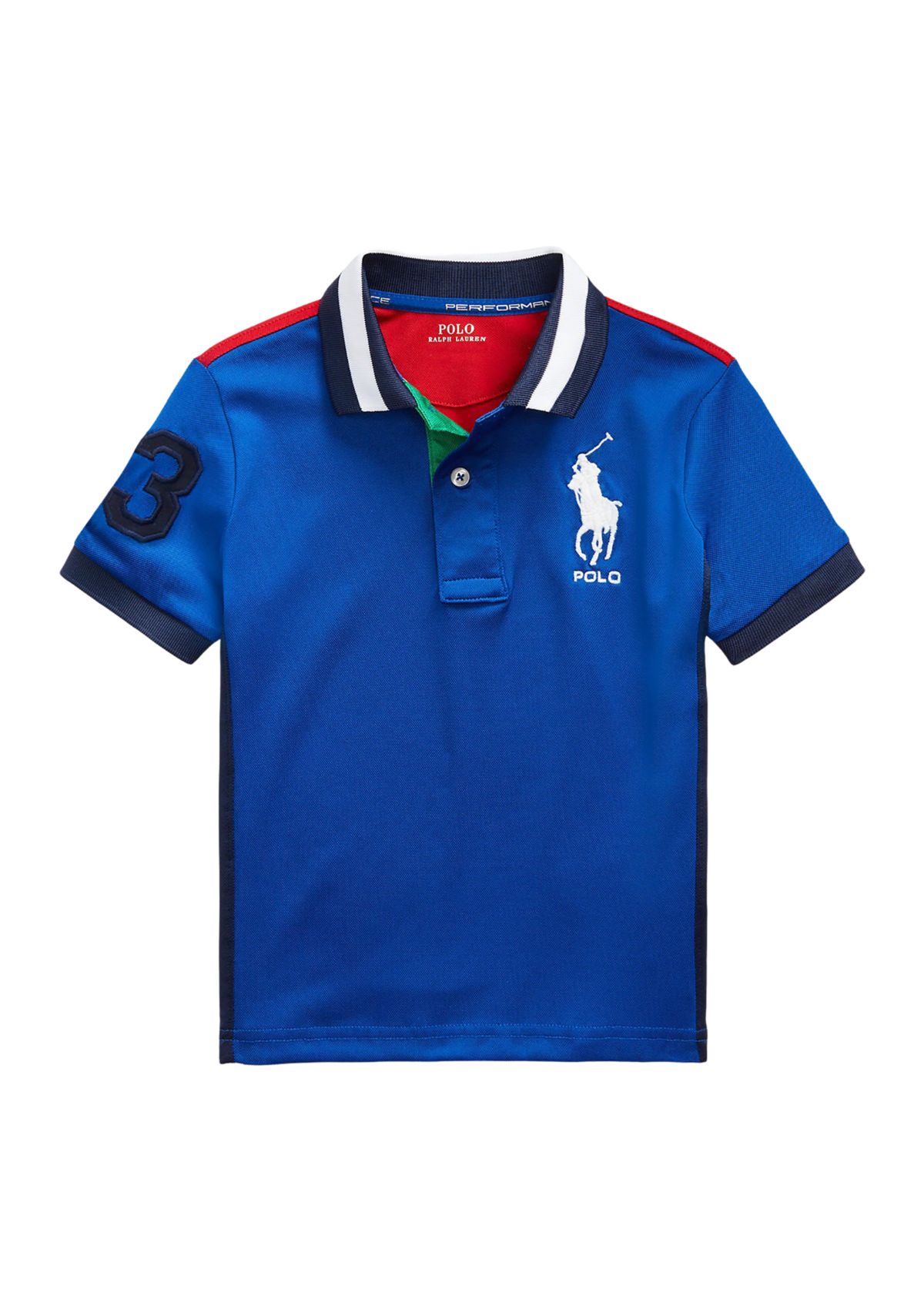 Boys 4-7 Performance Stretch Mesh Polo Shirt
