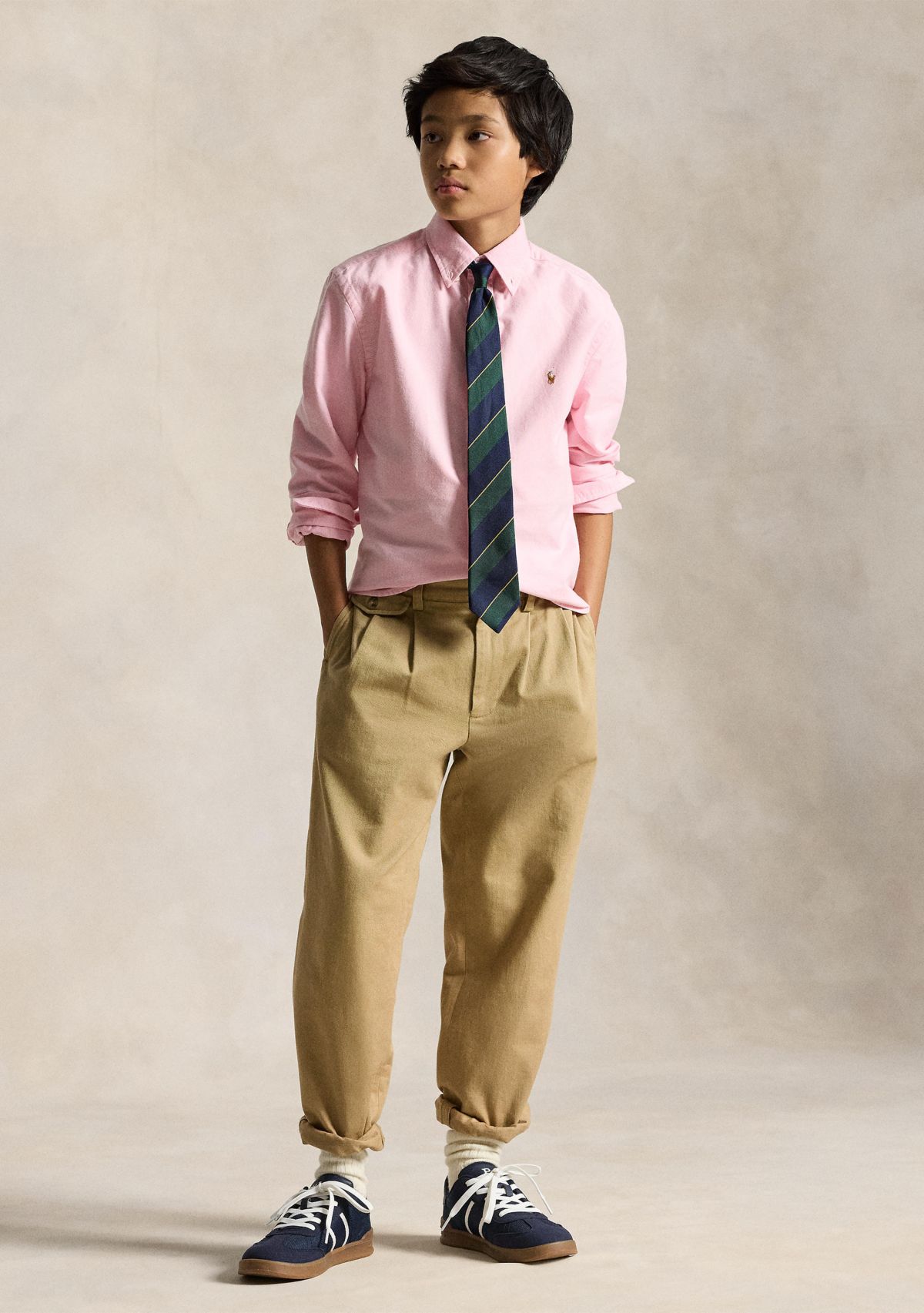 Boys 8-20 Cotton Oxford Shirt