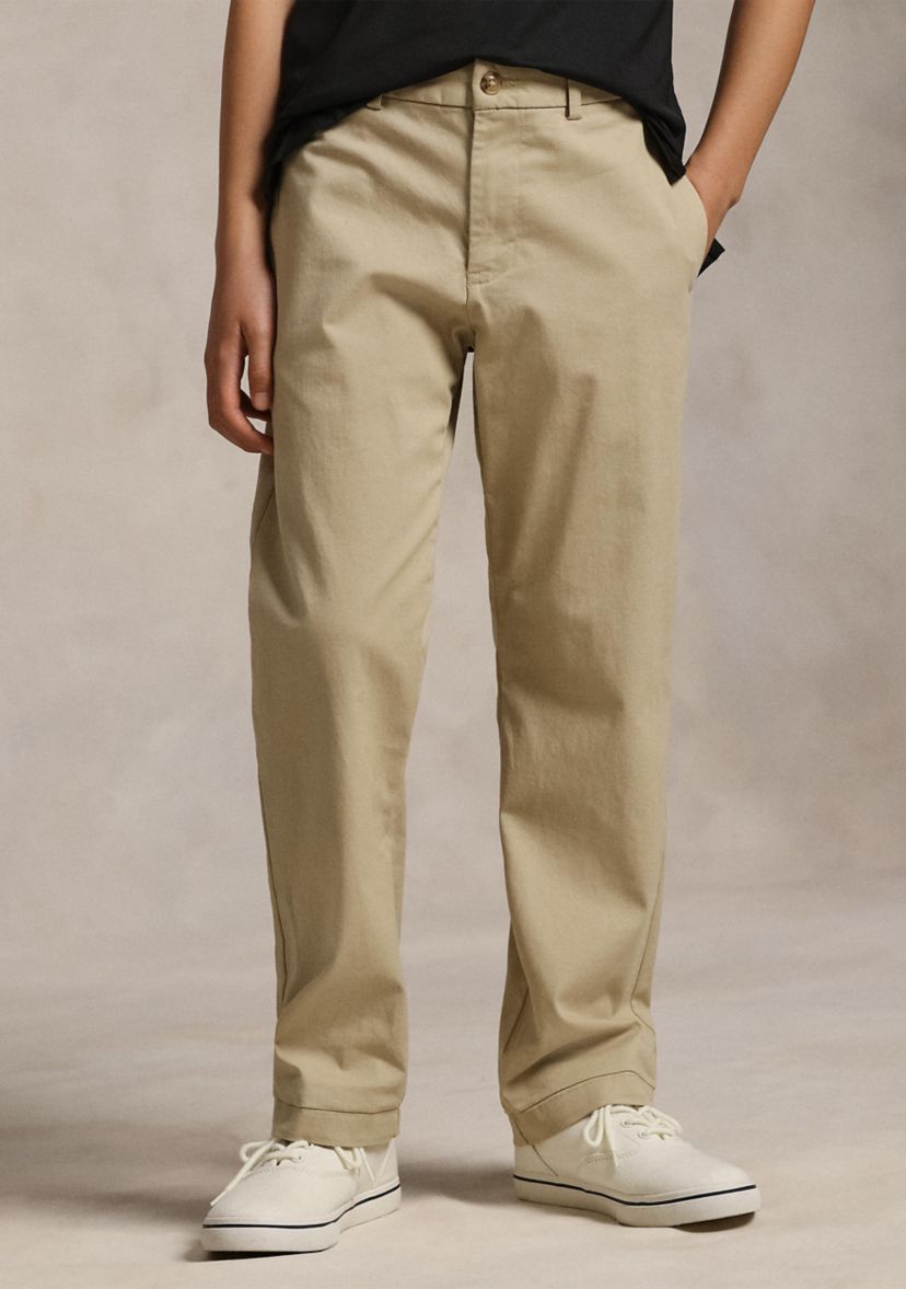 Boys 8-20 Straight Fit Stretch Twill Pants