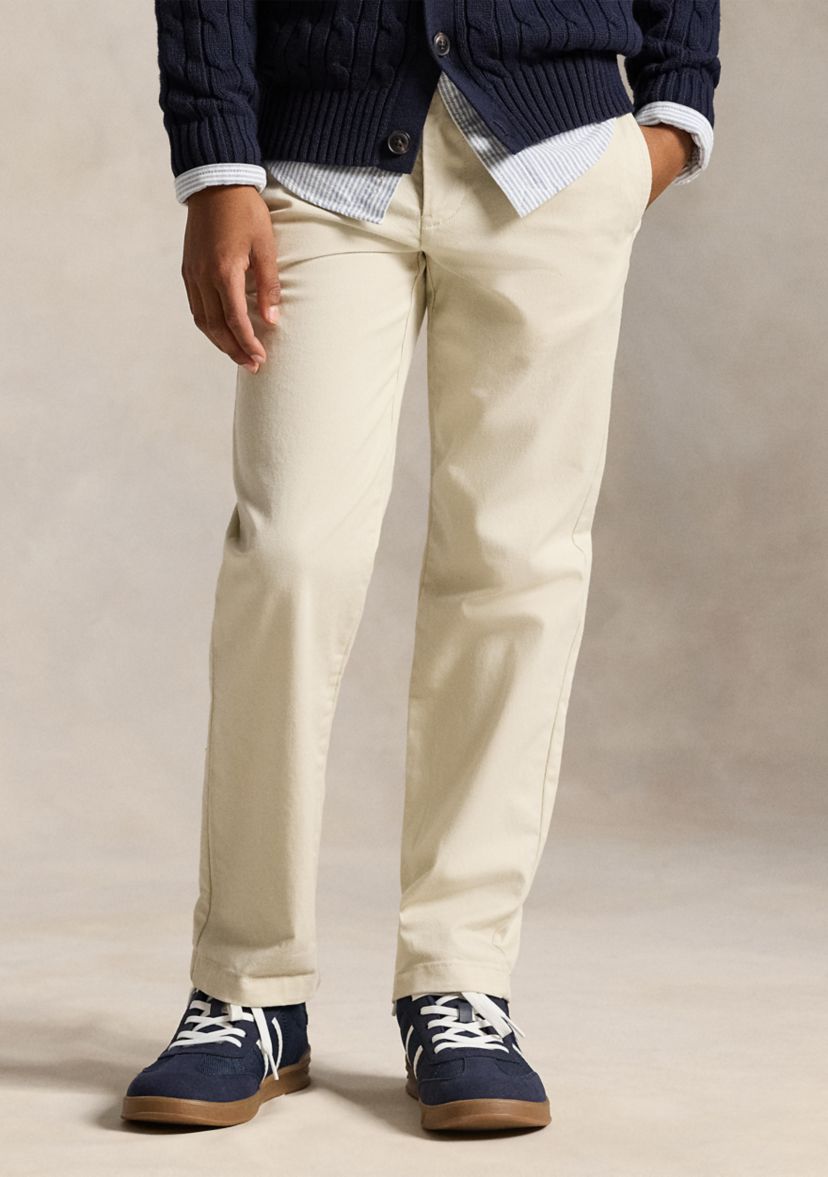 Boys 8-20 Straight Fit Stretch Twill Pants