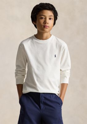 Ralph Lauren Childrenswear Boys 8-20 Cotton Jersey Long-Sleeve T-Shirt