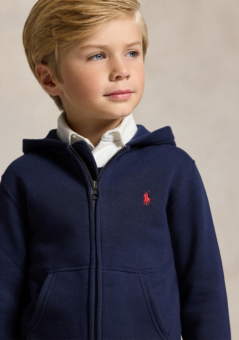 Boys 2-7 Cotton-Blend-Fleece Hoodie