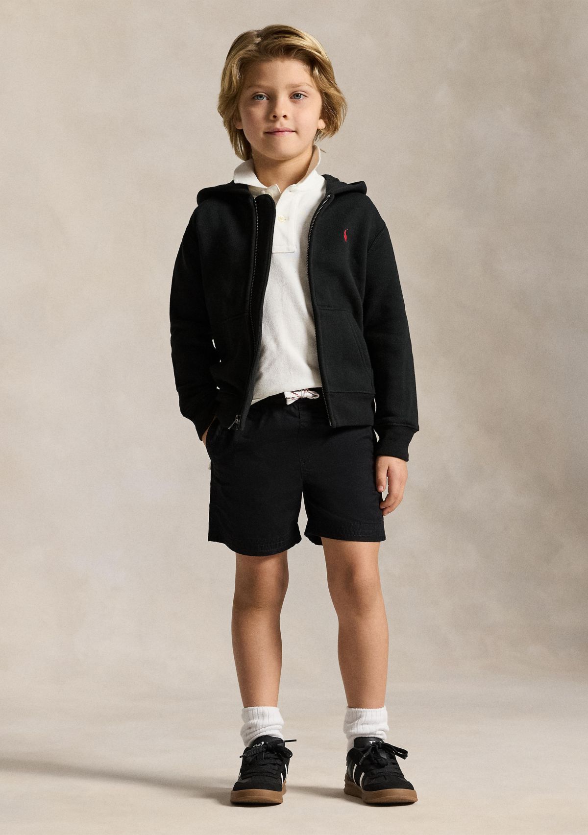 Boys 2-7 Cotton-Blend-Fleece Hoodie