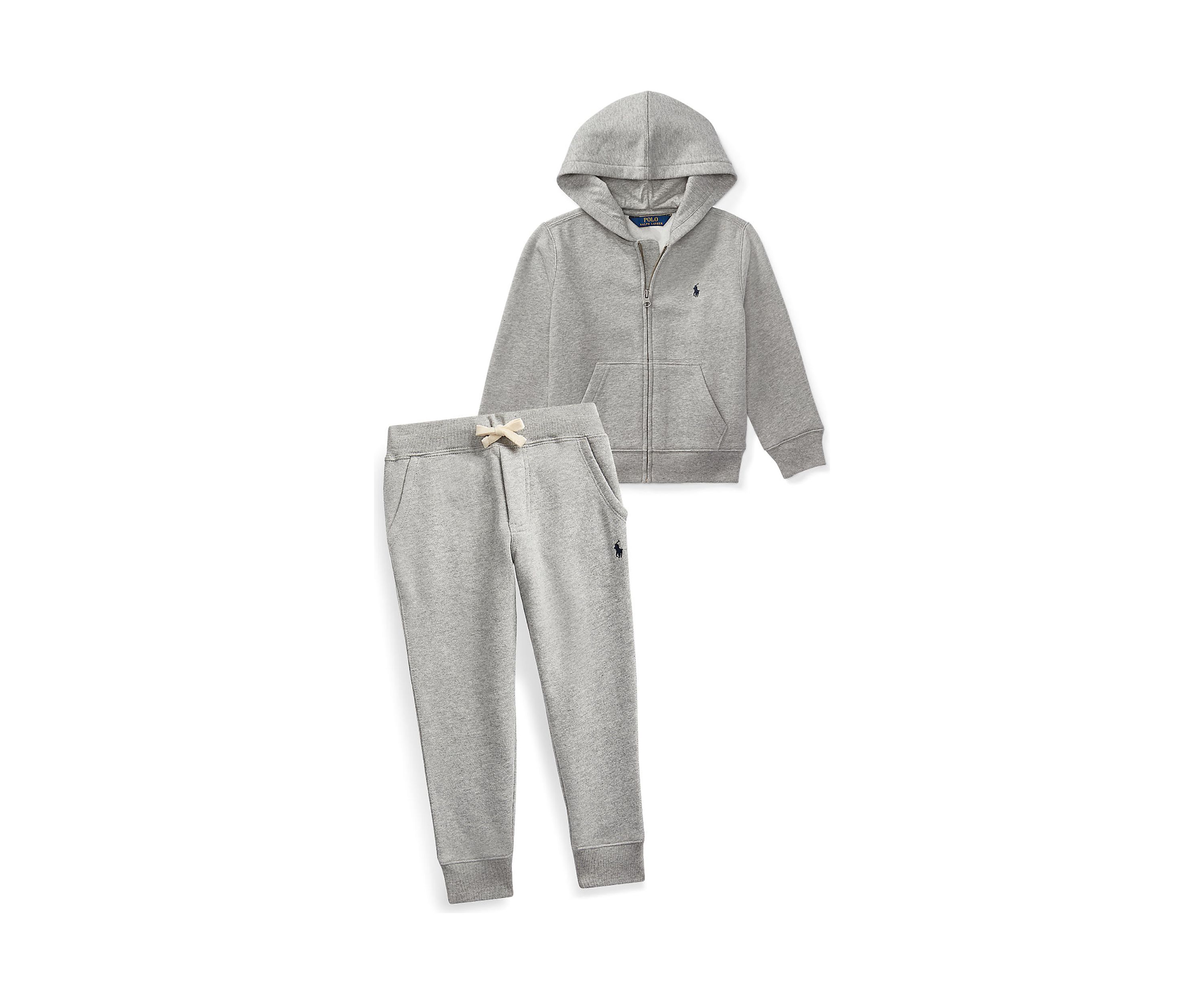 Boys 2-7 Cotton-Blend-Fleece Hoodie