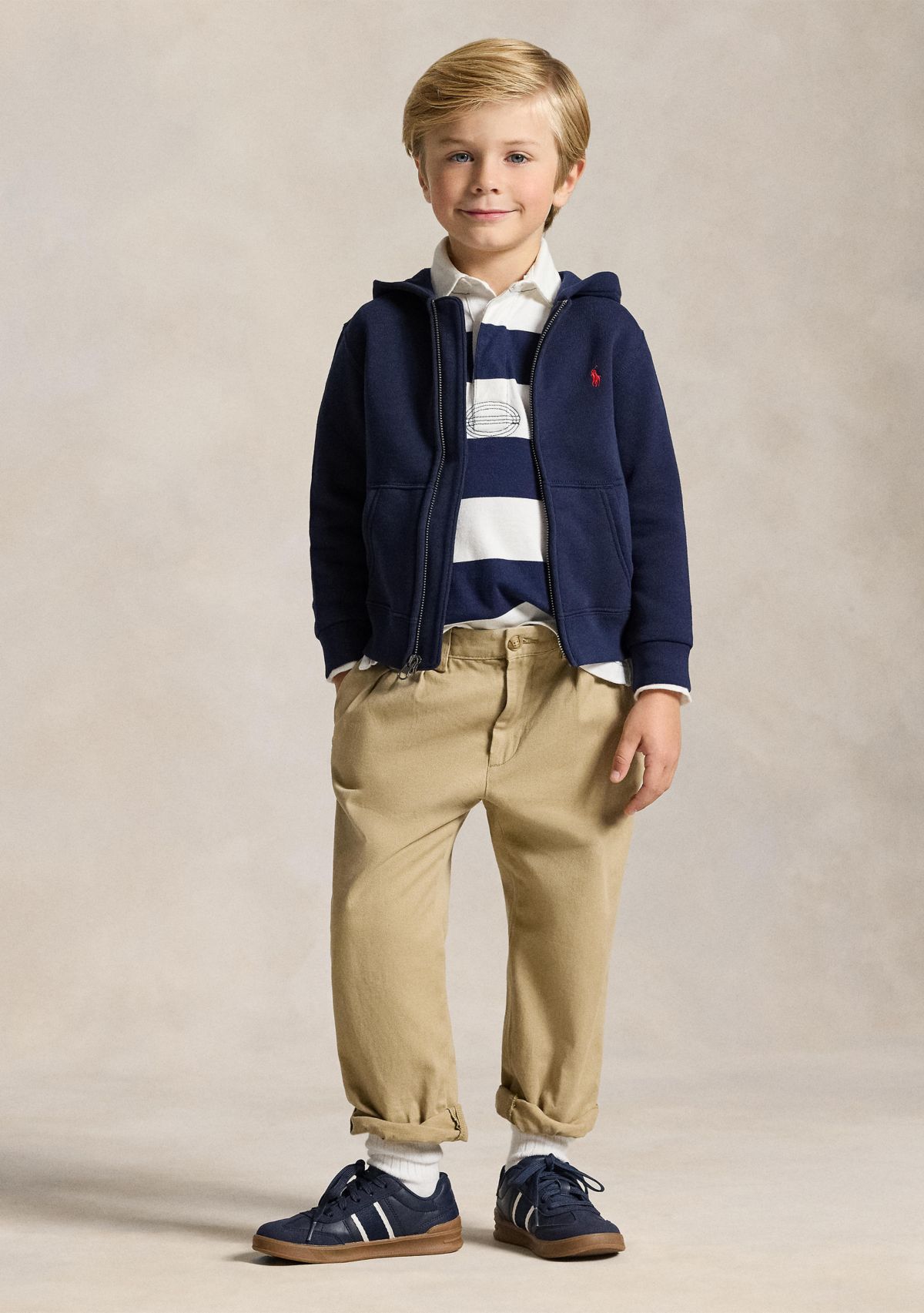 Boys 2-7 Cotton-Blend-Fleece Hoodie