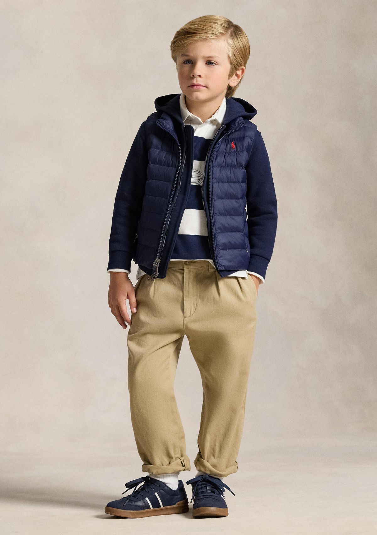 Boys 2-7 Cotton-Blend-Fleece Hoodie