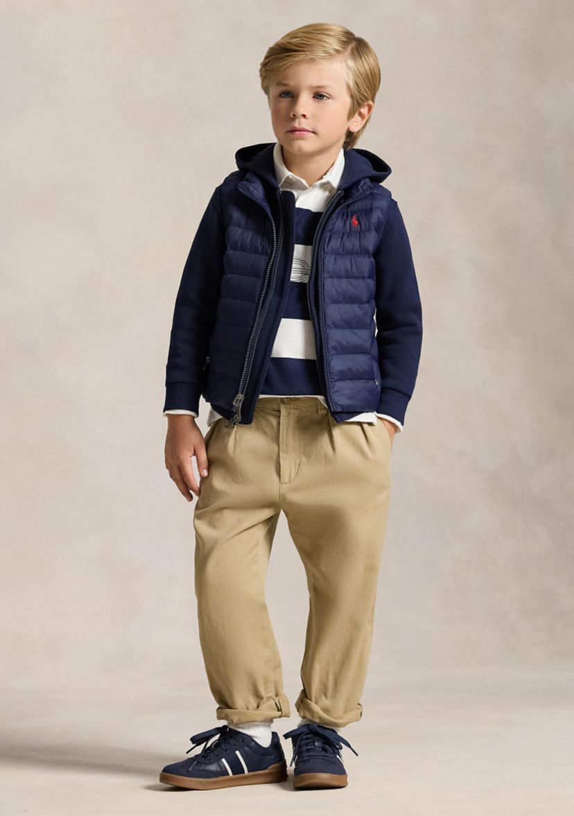 Boys 2-7 Cotton-Blend-Fleece Hoodie