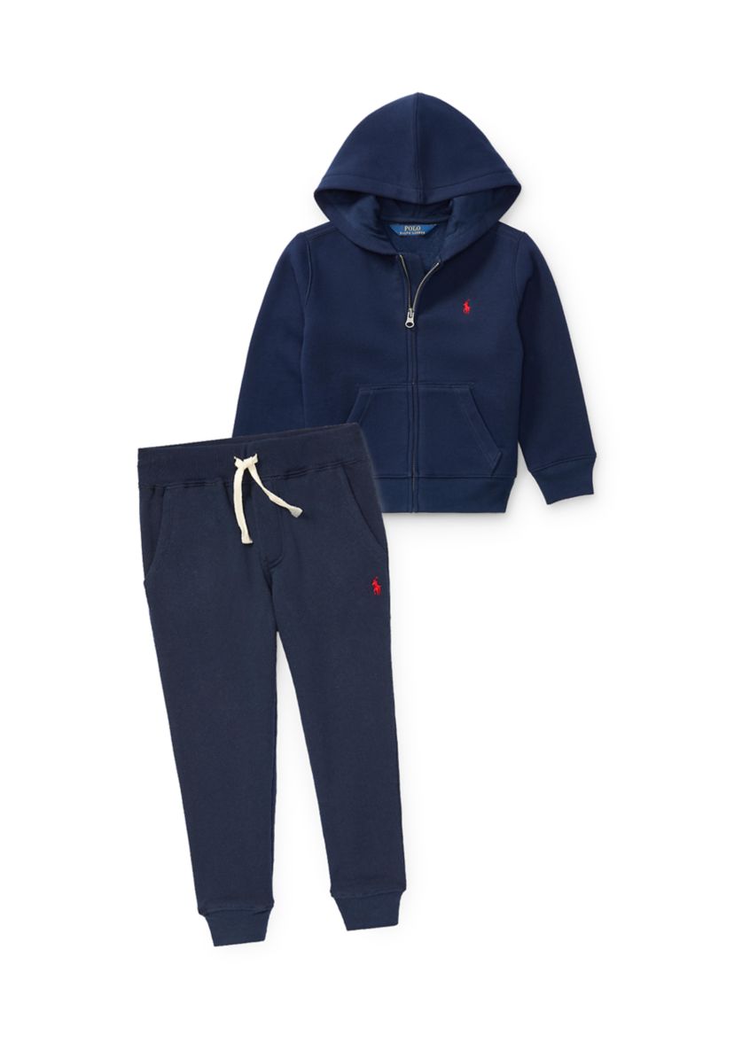 Boys 2-7 Cotton-Blend-Fleece Hoodie