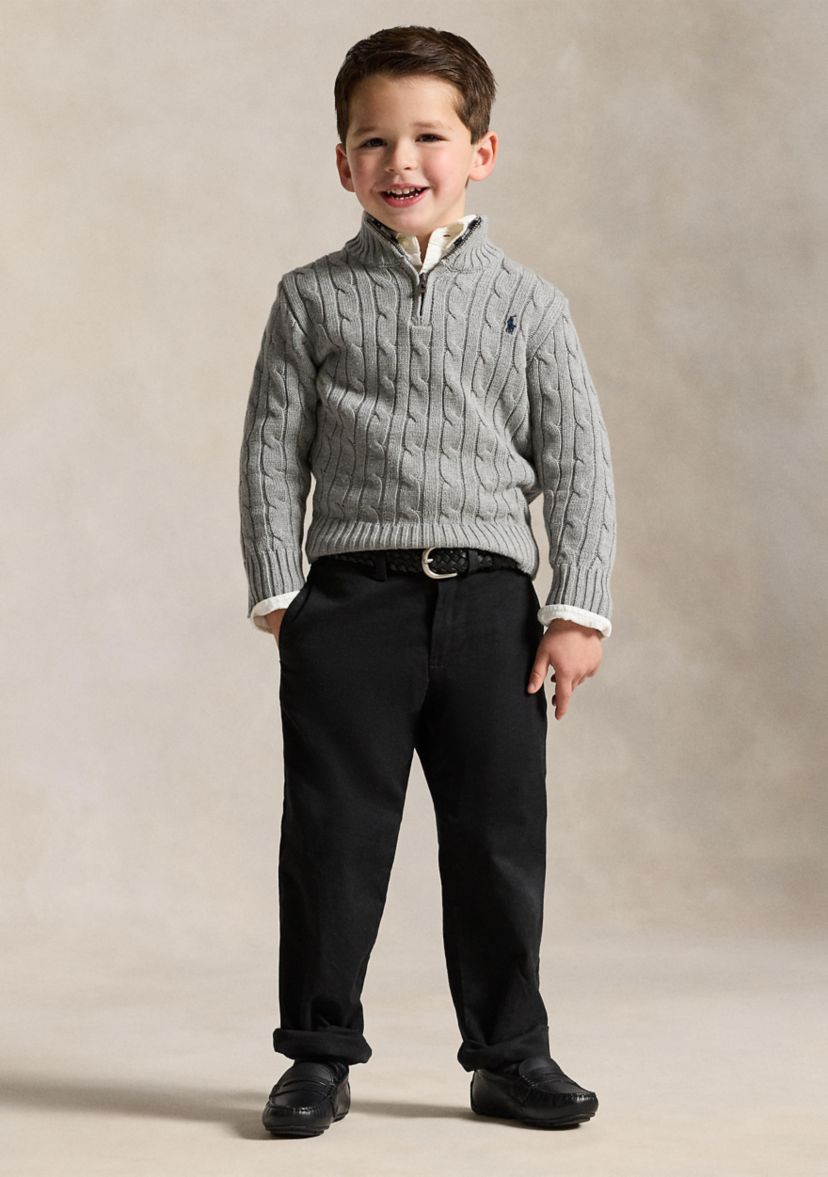 Boys 2-7 Straight Fit Flex Abrasion Twill Pants 