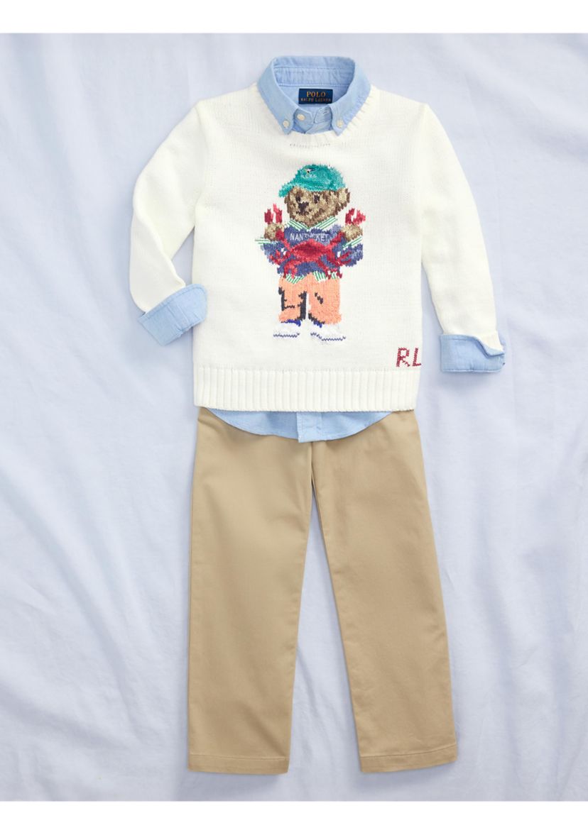 Boys 2-7 Straight Fit Flex Abrasion Twill Pants 