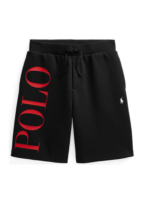 Ralph Lauren Childrenswear Boys 8-20 Logo Double-Knit Shorts
