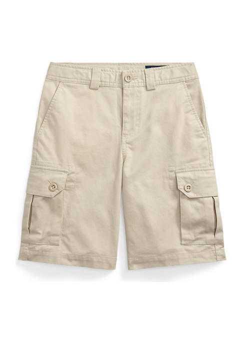 Boys 8-20 Stretch Chino Cargo Shorts