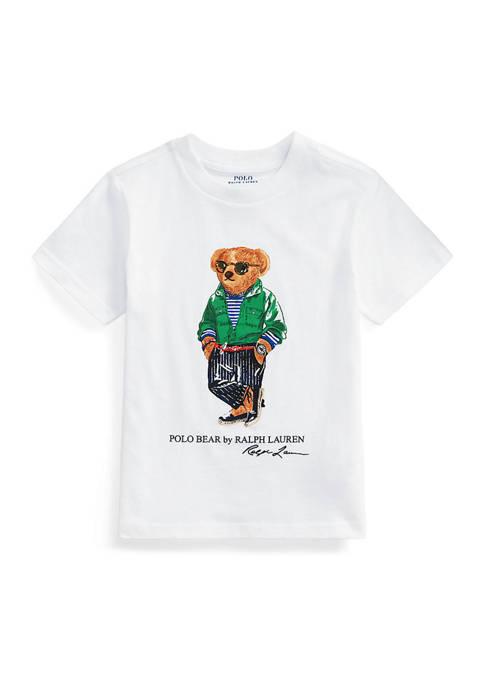 Ralph Lauren Childrenswear Boys 4-7 Polo Bear Cotton