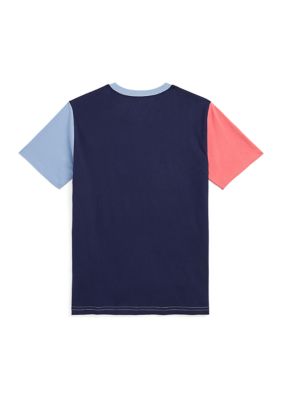 Boys 8-20 Color Block Cotton Pocket T-Shirt