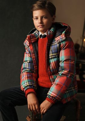 Ralph Lauren Childrenswear Boys 8-20 Cable Knit Cotton Sweater