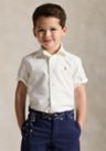 Boys 2-7 Cotton Oxford Short-Sleeve Shirt