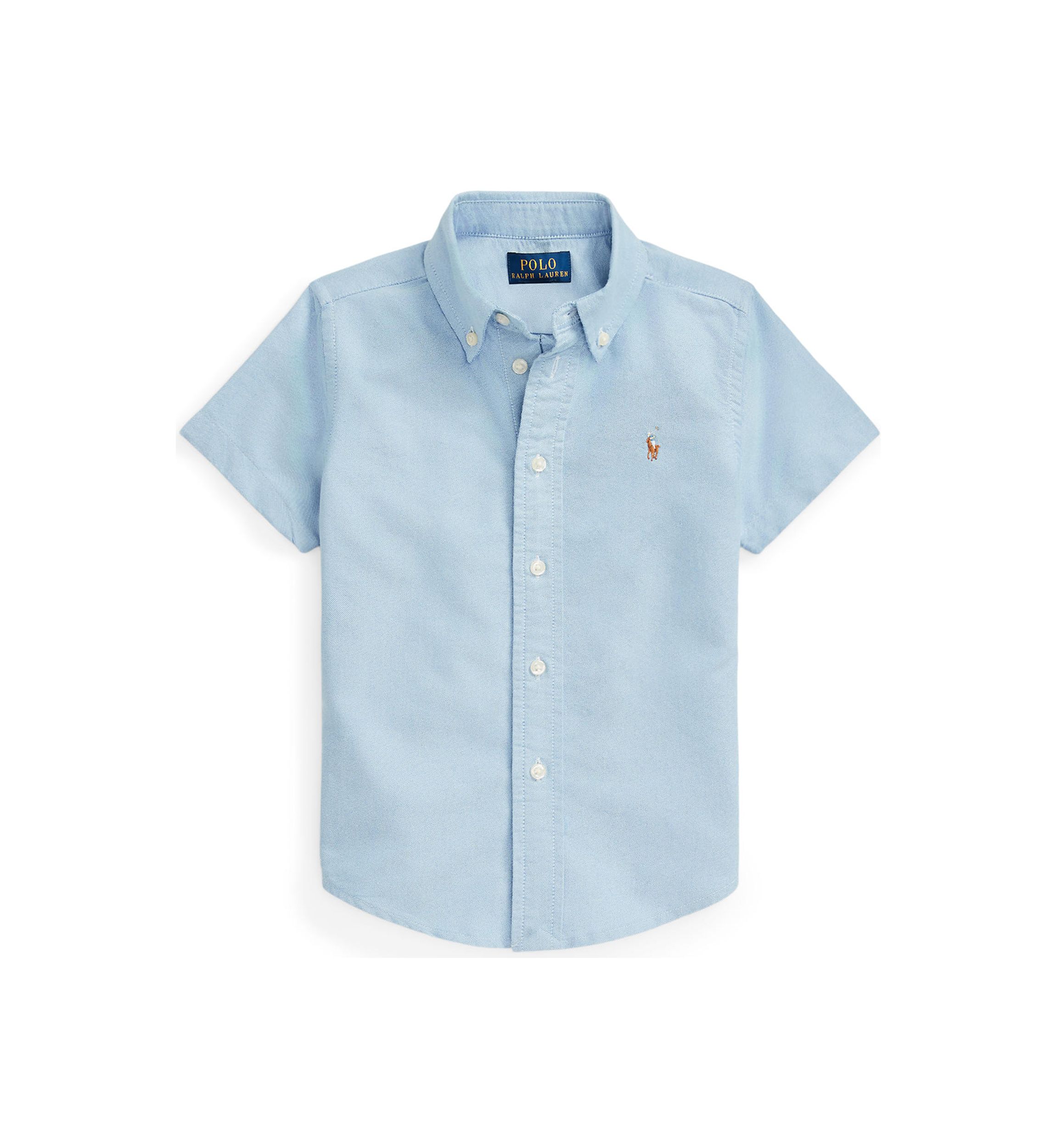 Boys 2-7 Cotton Oxford Short-Sleeve Shirt