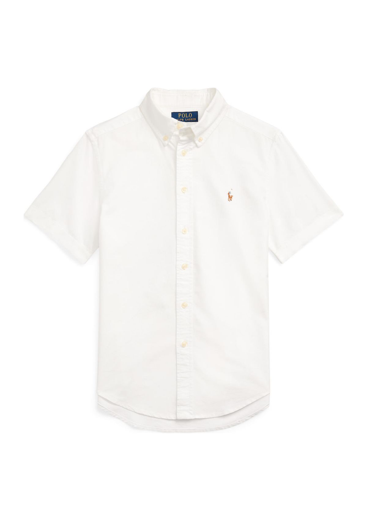 Boys 8-20 Cotton Oxford Short Sleeve Shirt