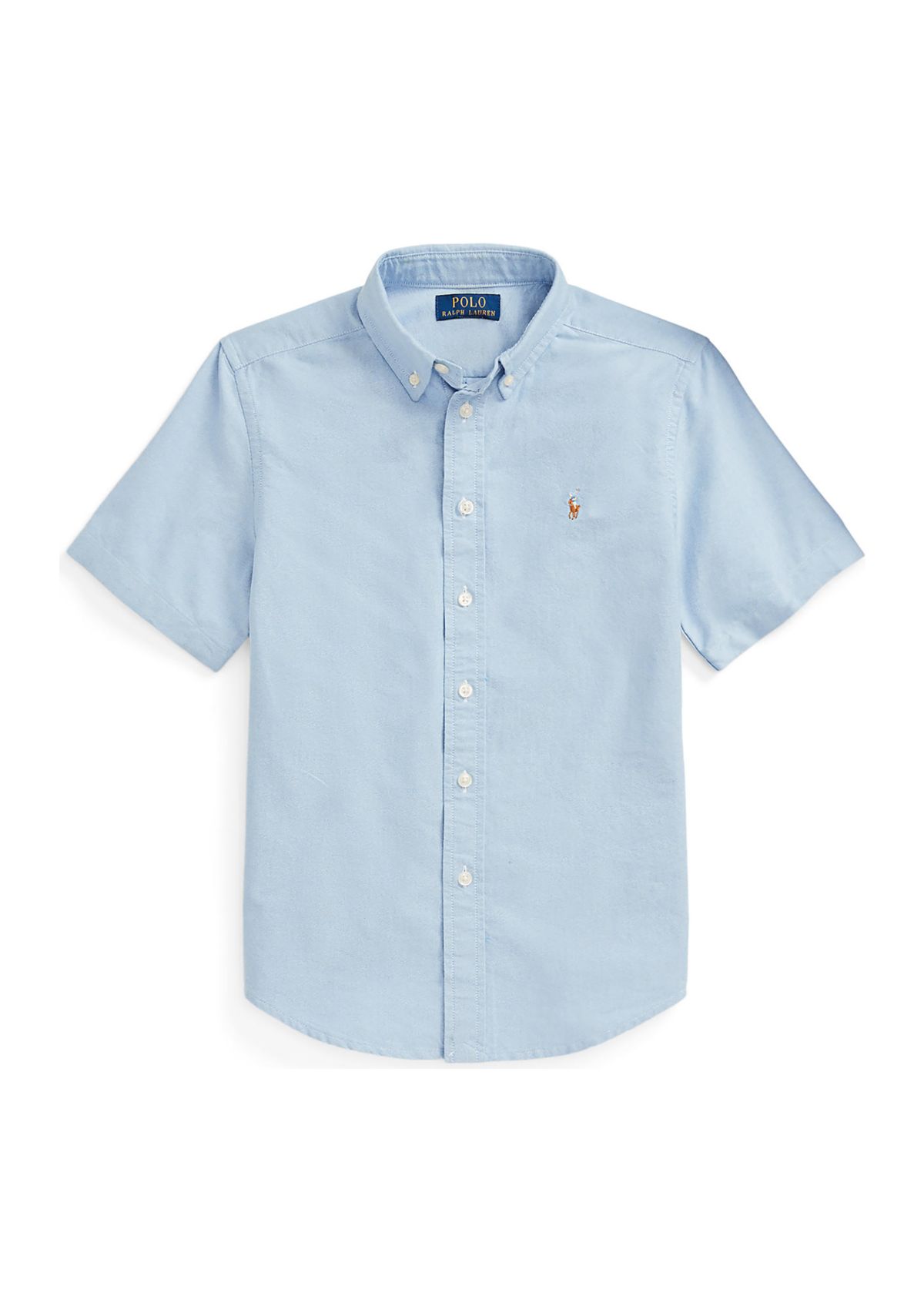 Boys 8-20 Cotton Oxford Short Sleeve Shirt