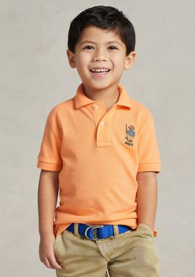 Recuerdo Seguro Gaviota Ralph Lauren Childrenswear Boys 4-7 Polo Bear Cotton Mesh Polo Shirt | belk