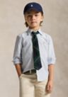 Boys 2-7 Striped Cotton Oxford Shirt