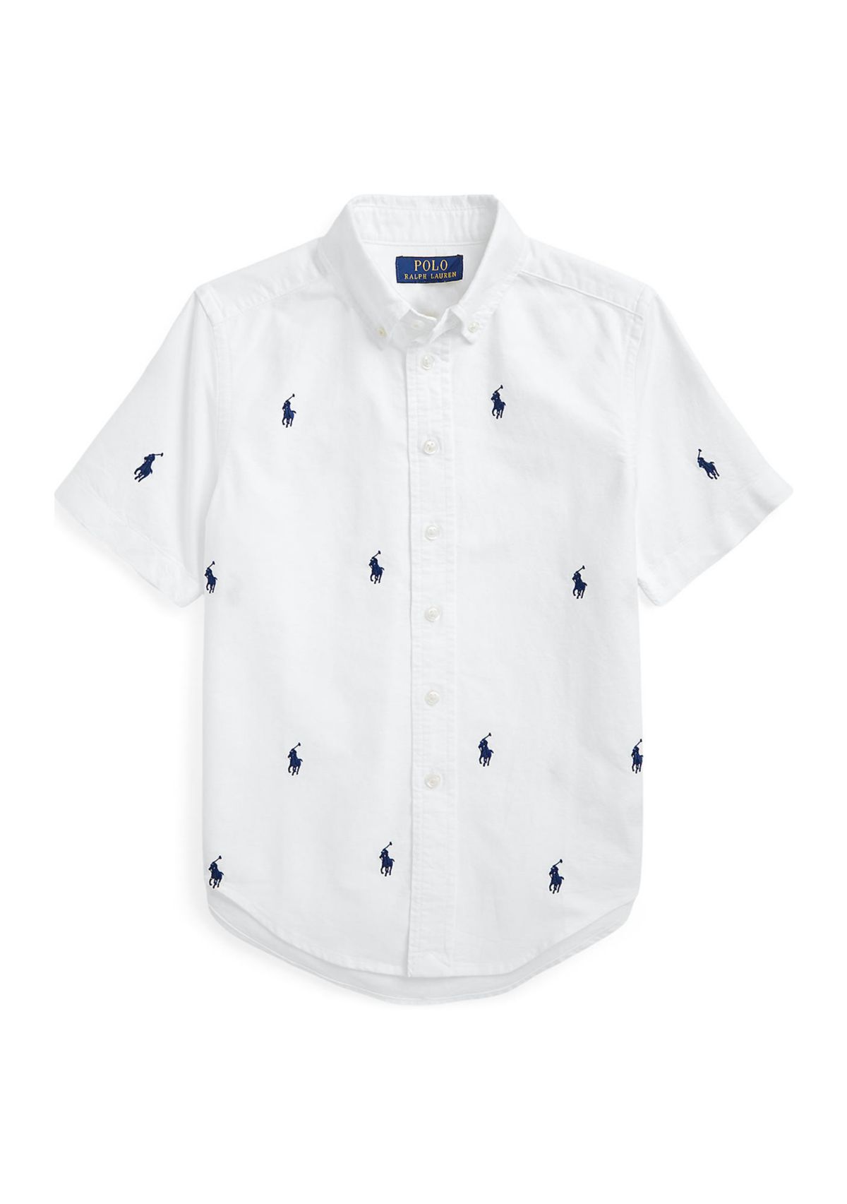 Boys 8-20 Polo Pony Oxford Short Sleeve Shirt