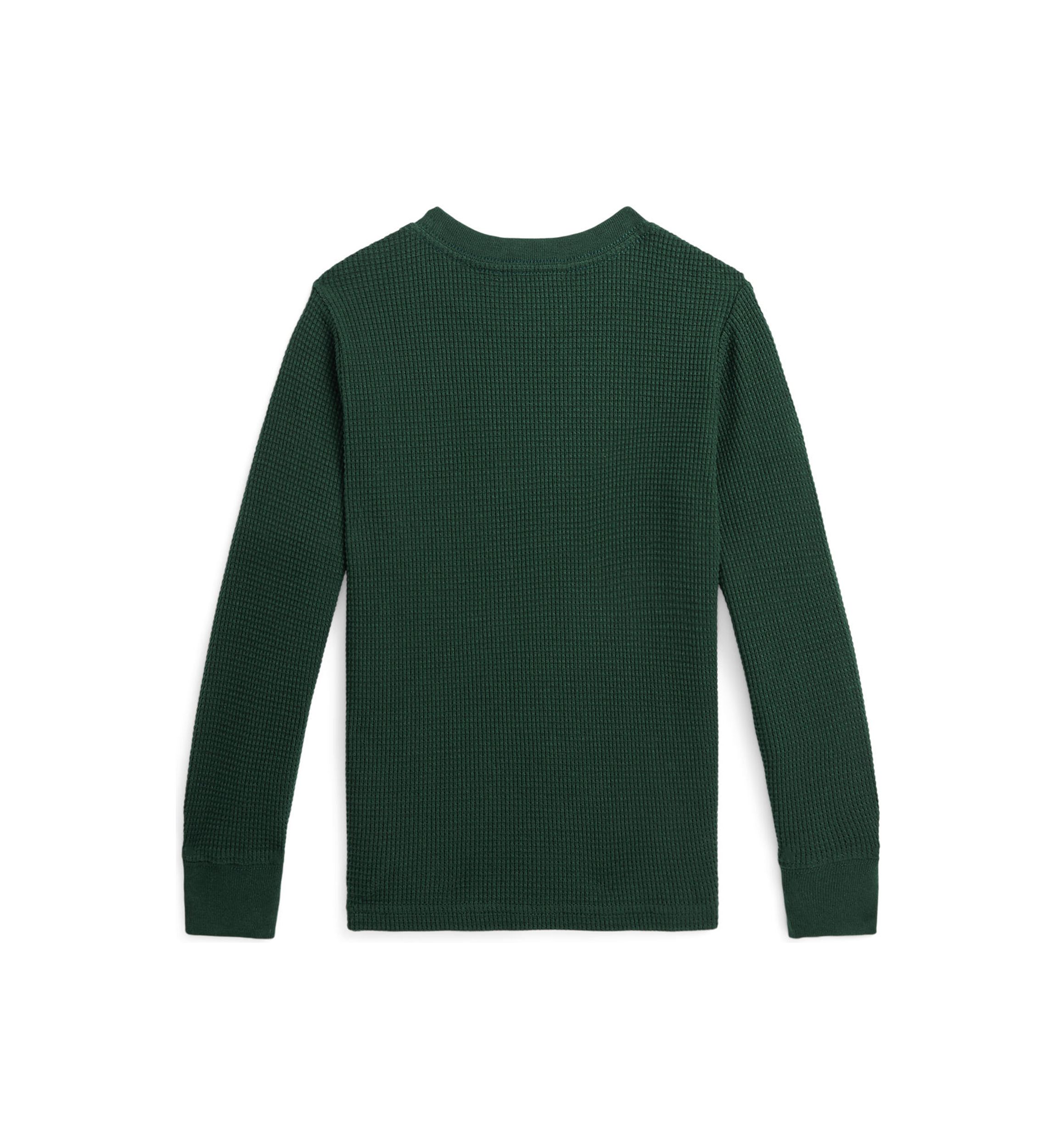 Boys 2-7 Waffle Knit Cotton Long Sleeve T-Shirt