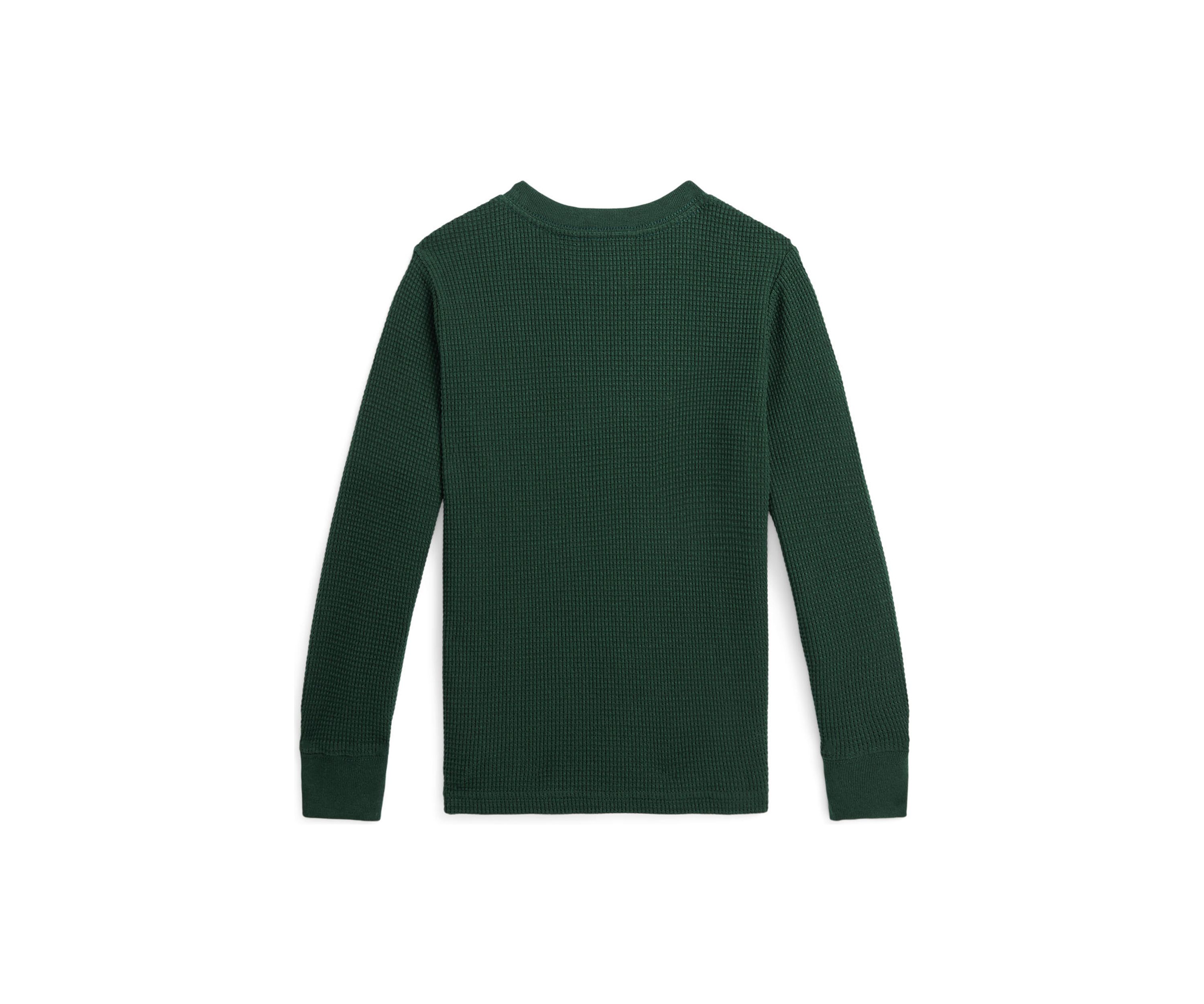 Boys 2-7 Waffle Knit Cotton Long Sleeve T-Shirt