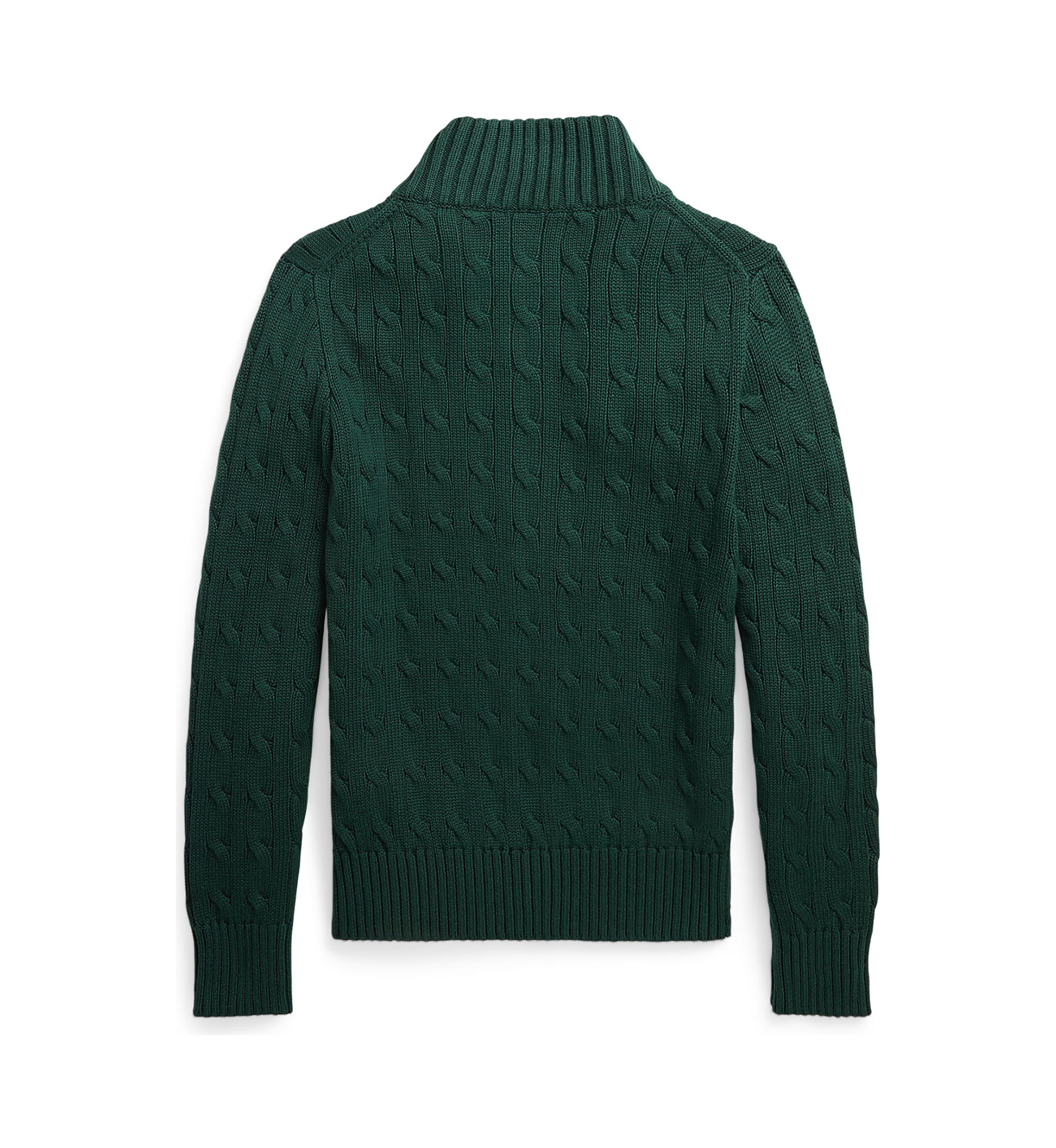 Boys 8-20 Cable Knit Cotton 1/4 Zip Sweater
