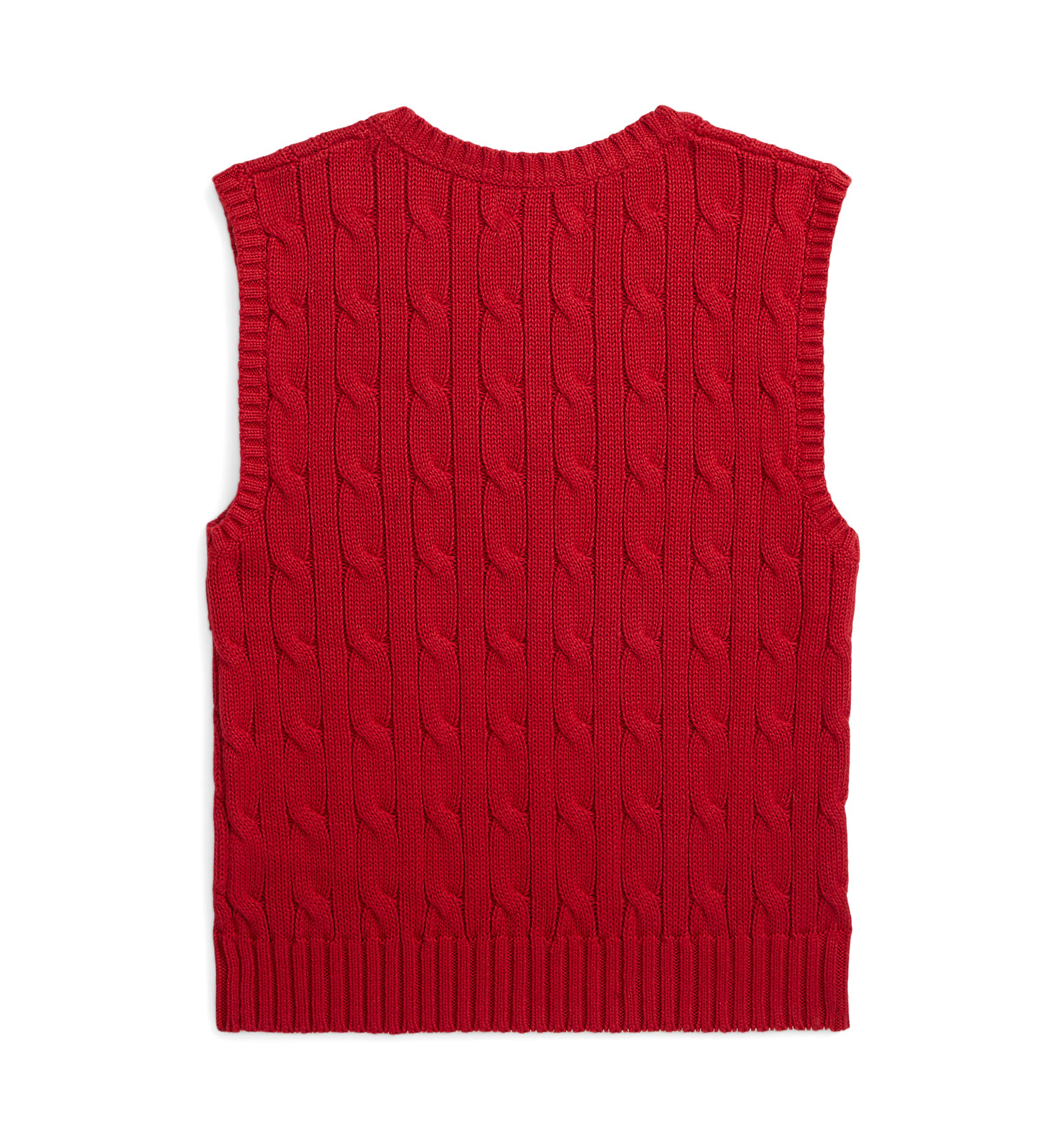 Boys 2-7 Cable-Knit Cotton Sweater Vest