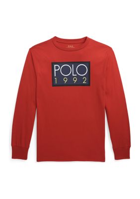 Ralph Lauren Childrenswear Boys 8-20 Polo 1992 Cotton Long Sleeve T-Shirt
