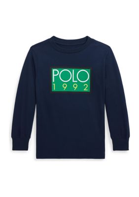 Ralph Lauren Childrenswear Boys 2-7 Polo 1992 Cotton Long Sleeve T-Shirt