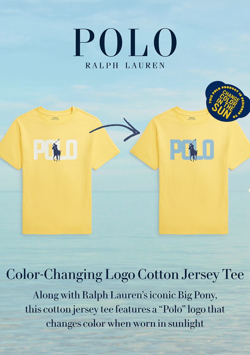 Boys 2-7 Color Changing Logo Cotton Jersey T-Shirt