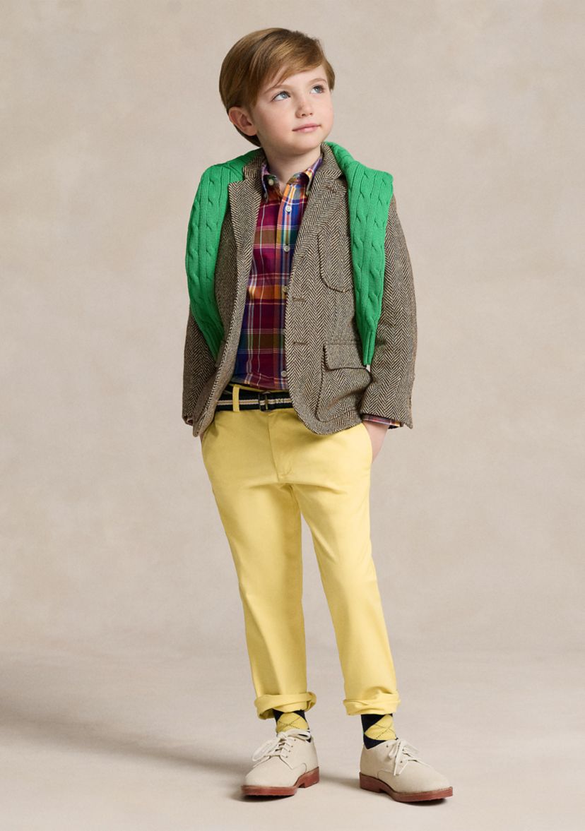 Boys 4-7 Straight Fit Flex Abrasion Twill Pants