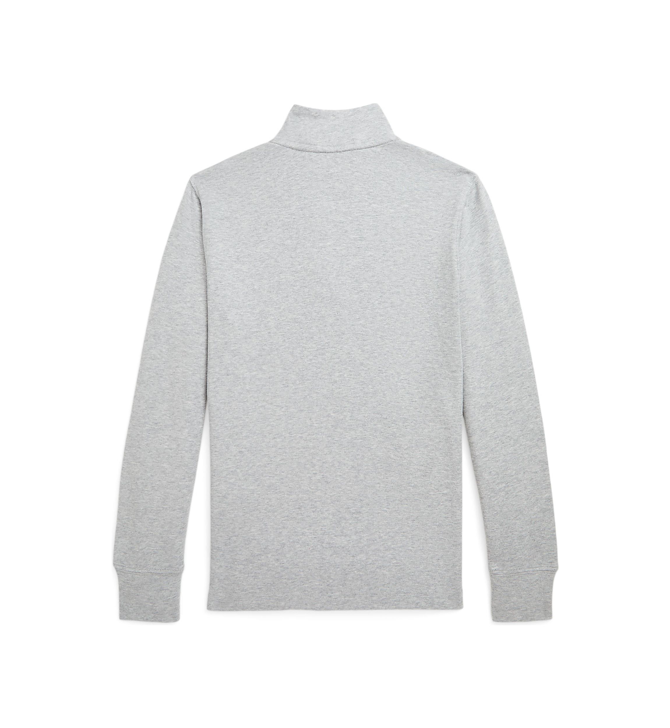Boys 8-20 Cotton Interlock Quarter-Zip Pullover