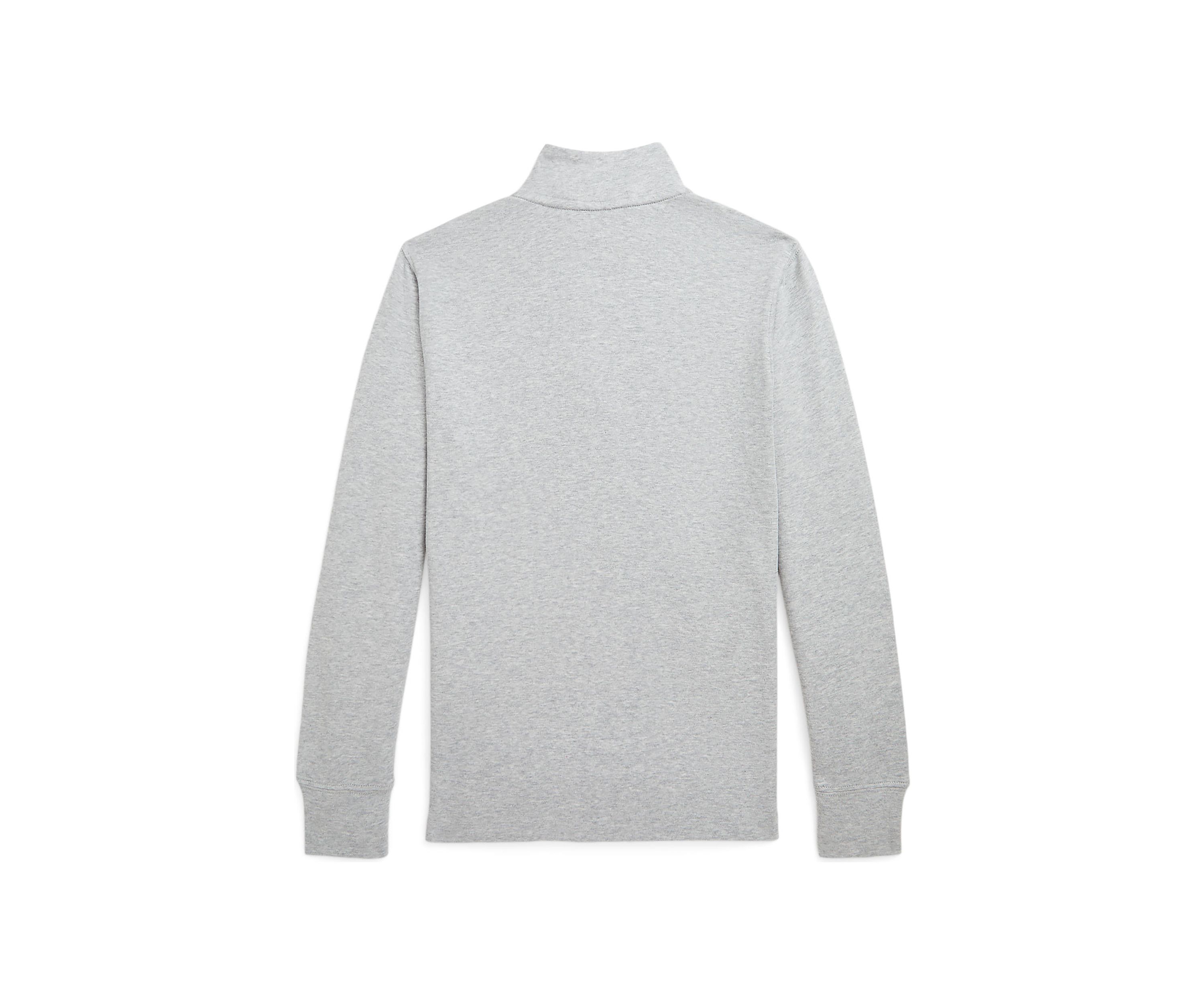Boys 8-20 Cotton Interlock Quarter-Zip Pullover
