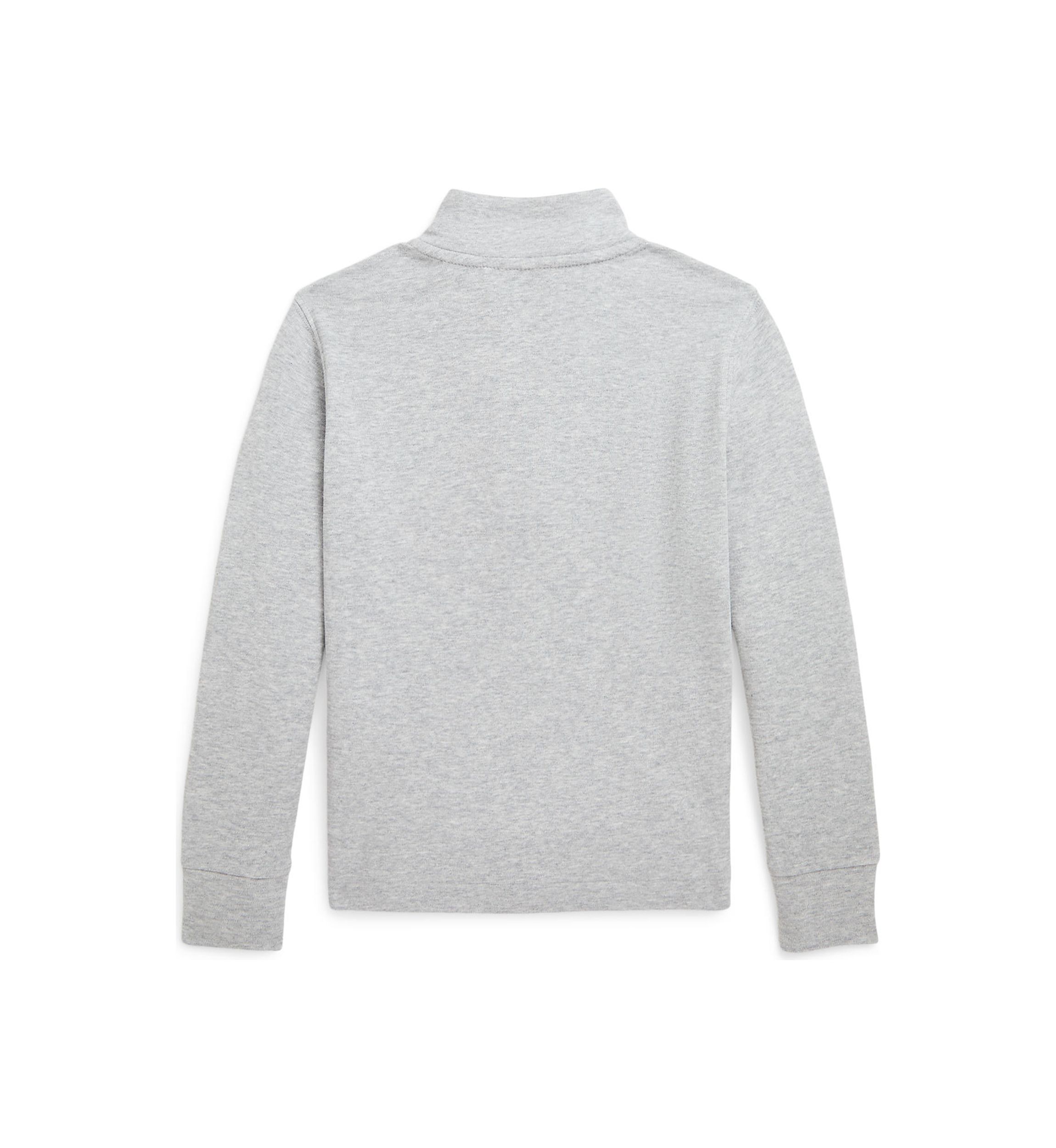 Boys 2-7 Cotton Interlock Quarter-Zip Pullover
