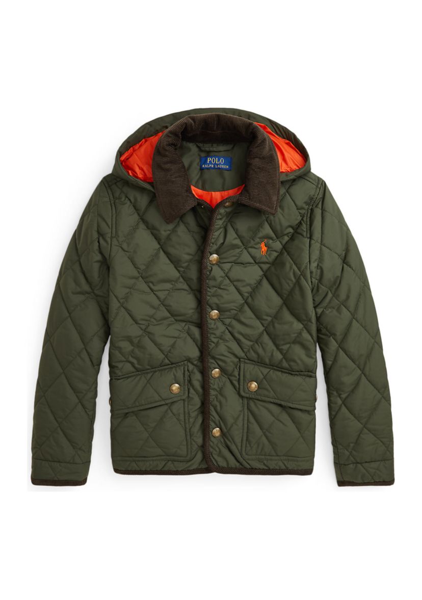 Boys 8-20 Hooded Barn Jacket
