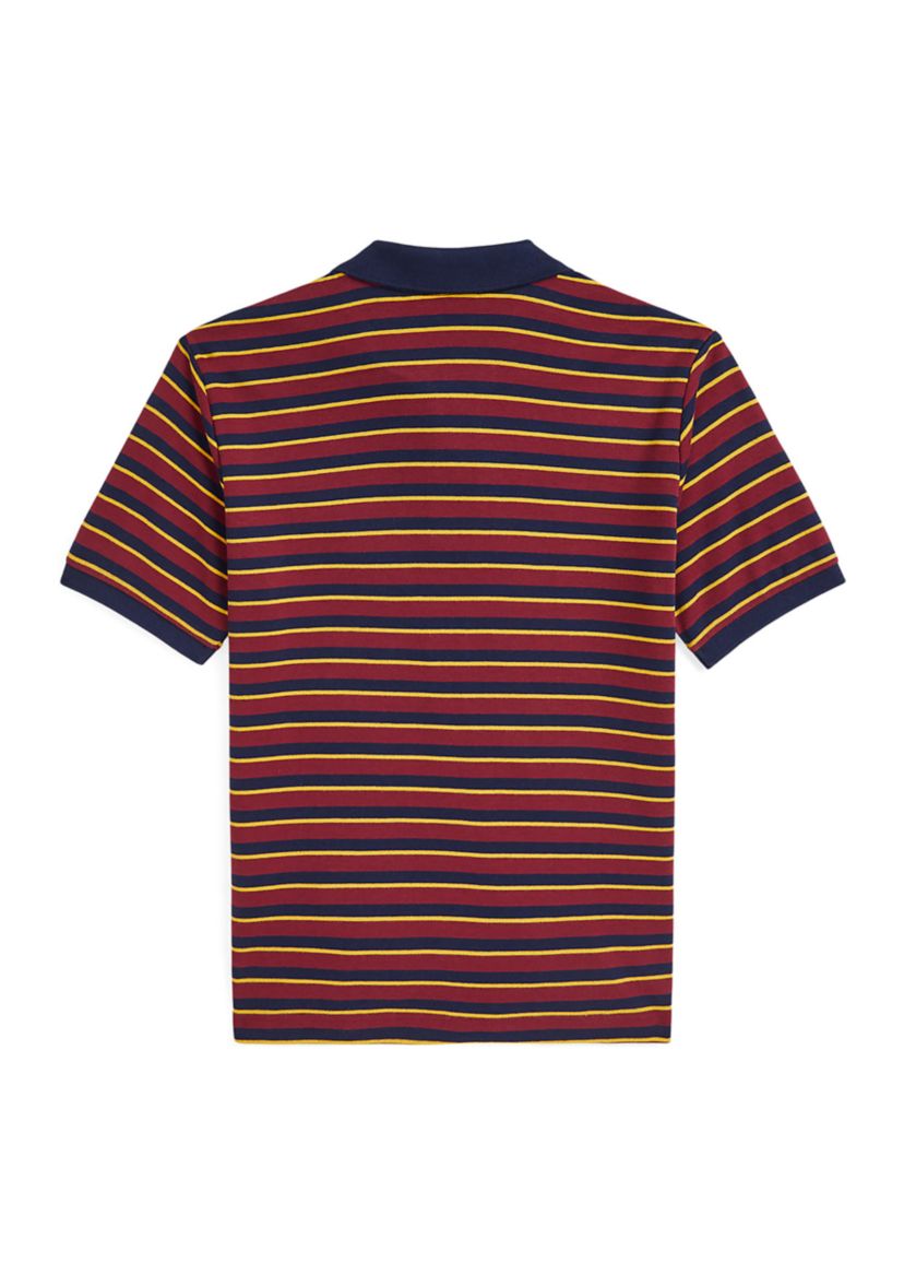 Boys 8-20 Striped Soft Cotton Polo Shirt