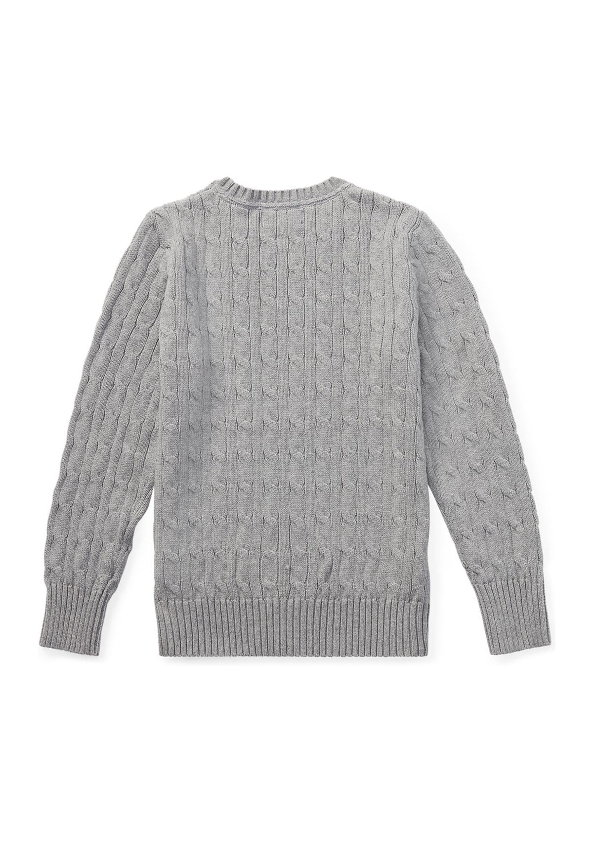 Boys 8-20 Cable Knit Cotton Sweater