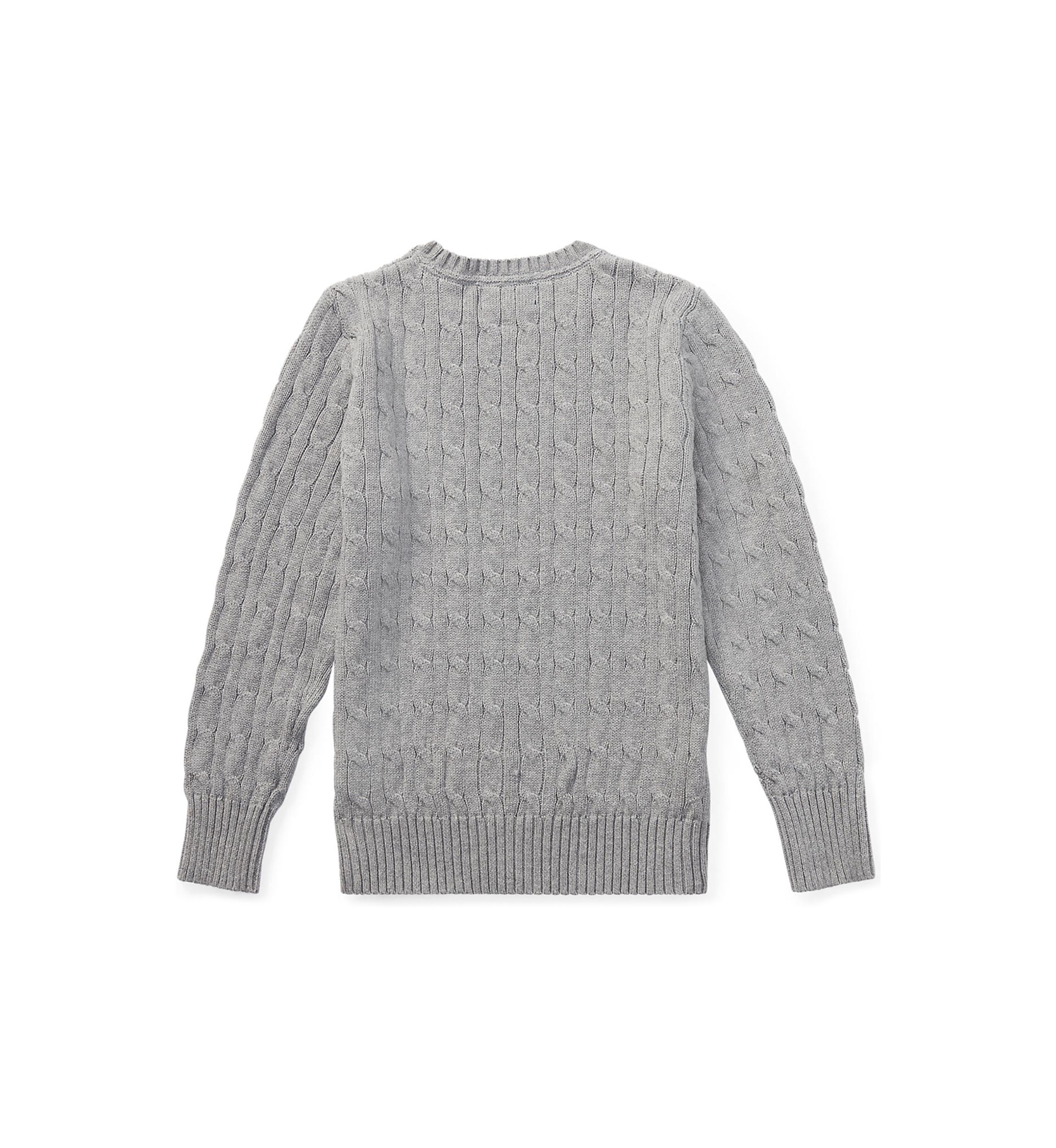 Boys 8-20 Cable Knit Cotton Sweater